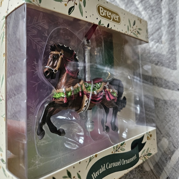 BREYER Horse *Herald Carousel Ornament* Christmas 2021 Holiday Model NEW - Picture 5 of 7